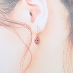 スワロのマーキス（ローズ）♪ピアス・イヤリング♪ 