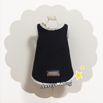 ［犬服］ ブラックデニムのタンクトップ♬