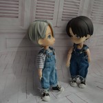 オビツ11 アウトフイット  やんちゃサロペセット(サロペ+タンクトップ)