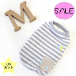 ★犬服SALE　UV加工ボーダータンクトップ[再販]