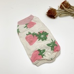 SALE 犬服SS スラブイチゴ タンクトップ
