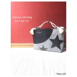 ⋆ꫛꫀꪝ⋆完成品⋆柔らかデニムトートバック⋆STAR