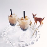 タピオカミルクティーのネックレス    フェイクスイーツ 