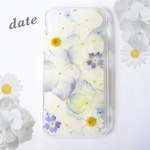 押し花のスマホケース - AM   *。date