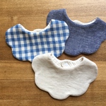<new style>　 mokumoku  babyスタイ  麻混8重muji　　