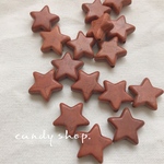 12pcs STAR☆ カラーターコイズ ブラウン