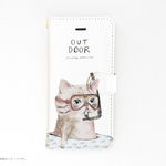 Original手帳型iPhoneケース「Outdoor_cat」
