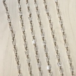 GOLD CHAIN CLEAR TUBE BEADS PARTS