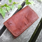 ビンテージレザー 大容量メンズ名刺入れ（カードケース）