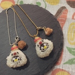 ペンペンむすび☆かぶりものむす子さん（ペンちゃん）＋からあげボールチェーンキーホルダー