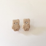 (ピアス/pierce)くまの子ピアス/ベージュ