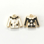2個 ジャケット モチーフ チャーム ピアス イヤリング アクセサリー 高品質 韓国製 パーツ