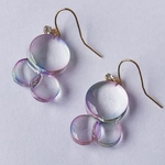 ミニシャボン玉 ピアス/イヤリング《ピンク》