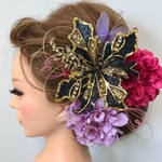 和装髪飾り ウェディング髪飾り✾成人式髪飾り