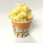 1個 映画館の定番 スナック菓子 ポップコーン カスタム ミニチュア アイテム ドール用品 ドールハウス