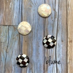 再販　黒残り1セット【貼り付けパーツ】 mosaic shell cabochon