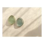 【大ぶりサイズ】〇シーグラス ピアス＊イヤリング〇  