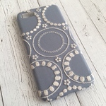 レトロなサークルフラワー iPhoneケース