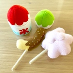お祭り屋台かき氷セット♡フェルトままごと