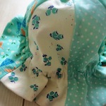 キッズ用チューリップハット☆彡小鳥柄と小花柄
