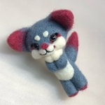 はぐみー！きつねさんオビツ11用 あか【改】 羊毛フェルト