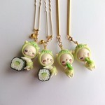 (かっぱ巻き・ブラウン)かっぱにゃんこかんざし