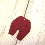 【オビツ11】サルエルパンツ(臙脂色)