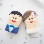 結婚式でにっこりウェルカムドール♡ 羊毛フェルト