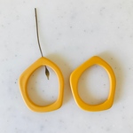 Matte Yellow Geometric Pentagon Parts