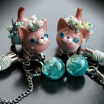 カメオレッドの子猫・キャットバッグチャーム