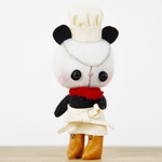 sale ¥1000off 「フェルト仕立てのコックパンダちゃん♪」