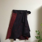 和服リメイク巻きスカート