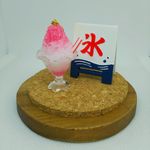 かき氷ストラップ イチゴ フェイクスイーツ