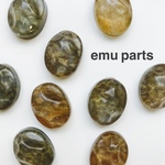 antique colour cabochon 4p