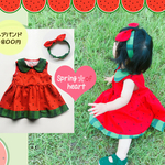 🍉 スイカ姫のスイカワンピース🍉 ベビー・キッズ・子供服