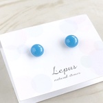 ガラスピアス　＃059　　樹脂ポスト