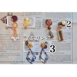 ALL ¥1500♡ボタンイヤリングとボタンピアス