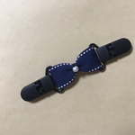 再販☻ リボン型マルチクリップ   紺色