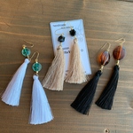 再販♡ロングタッセルピアス