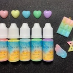 ミルキーカラー 綺麗に仕上がるレジン着色剤 【10ml✖️5色セット】UVレジン 着色料   