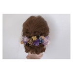 ヘアアクセサリー 髪飾り ドライフラワー