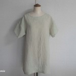 リネン　ドロップショルダーチュニック