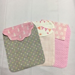 3枚組☆汗取りパッド☆うさぎ☆フラッグ☆ドット☆女の子