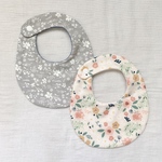 2枚set 「okiraku bib⑤」