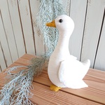 白アヒルさん (刺繍柄)