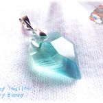 📜 コード選択式 宝石質 結晶 ブルー グリーン フローライト ネックレス No.3390
