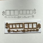 消しゴムはんこ(郵便番号枠)