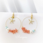 海のユメのイヤリング&ピアス