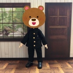 【オビツ11】学ラン(黒)