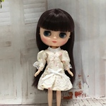 SALEミディワンピース 花柄 ベージュ
